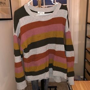 Madewell striped knit sweater